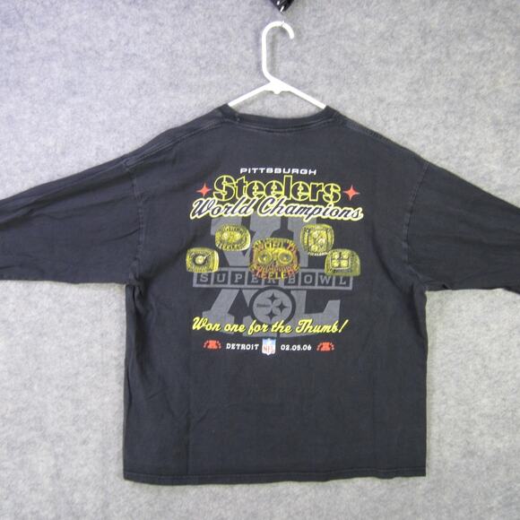 Pittsburgh Steelers Shirt Mens XL NFL Football Super Bowl Champs 2006 - Picture 7 of 9